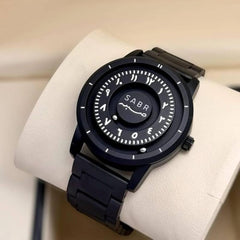 Luna Black Arabic Watch