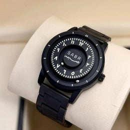 Luna Black Arabic Watch